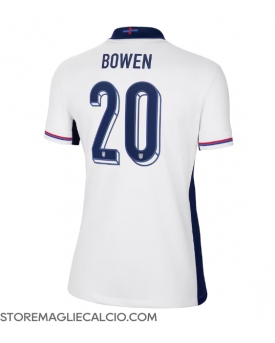Inghilterra Jarrod Bowen #20 Maglia Gara Casa Repliche Europei 2024 Donna